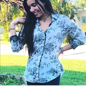 Cino Black & White blouse